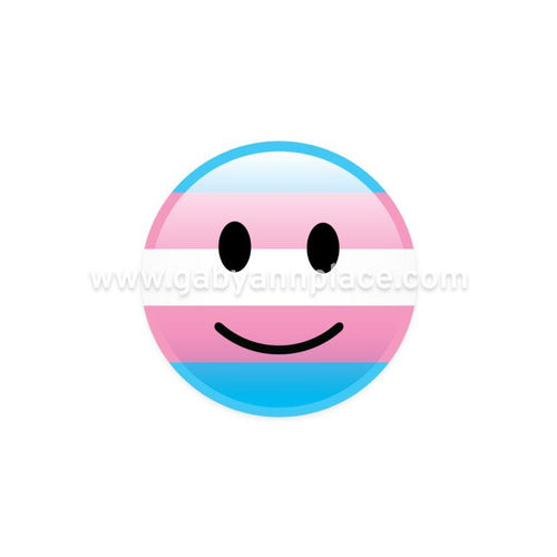 Transgender Smiley Emoji Sticker