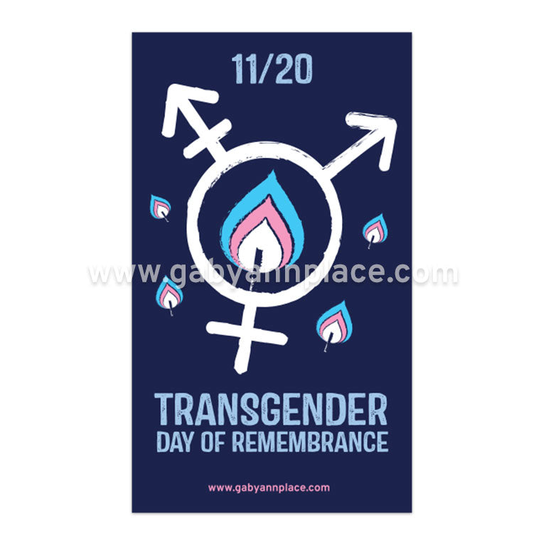 Transgender Day of Remembrance Sticker