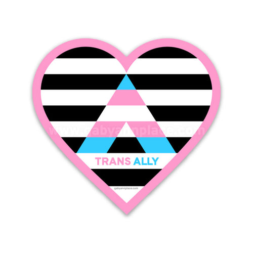 Trans Ally Heart Magnet