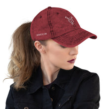 Load image into Gallery viewer, Transgender Symbol with Heart Vintage Cotton Twill Cap