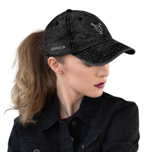 Load image into Gallery viewer, Transgender Symbol with Heart Vintage Cotton Twill Cap