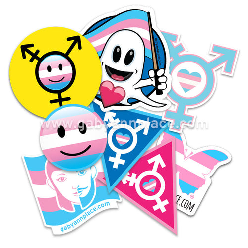 Transgender Stickers Variety Pack